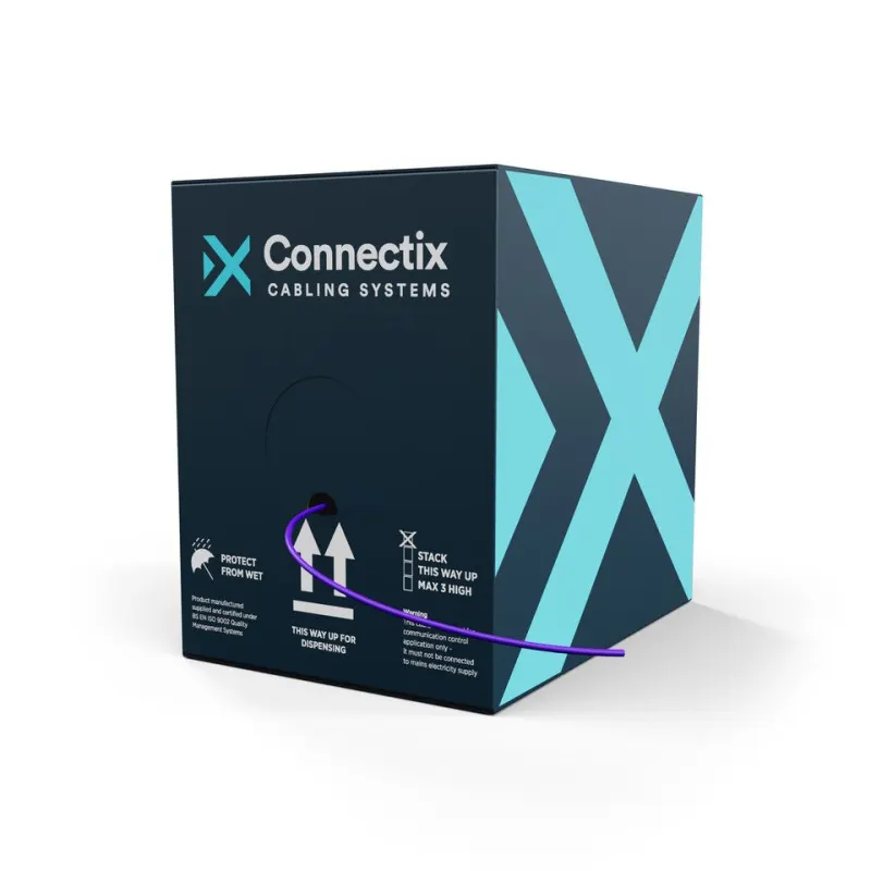 Connectix Cat6 UTP LSZH Solid Violet - 305mt P/No 001-003-005-60hd