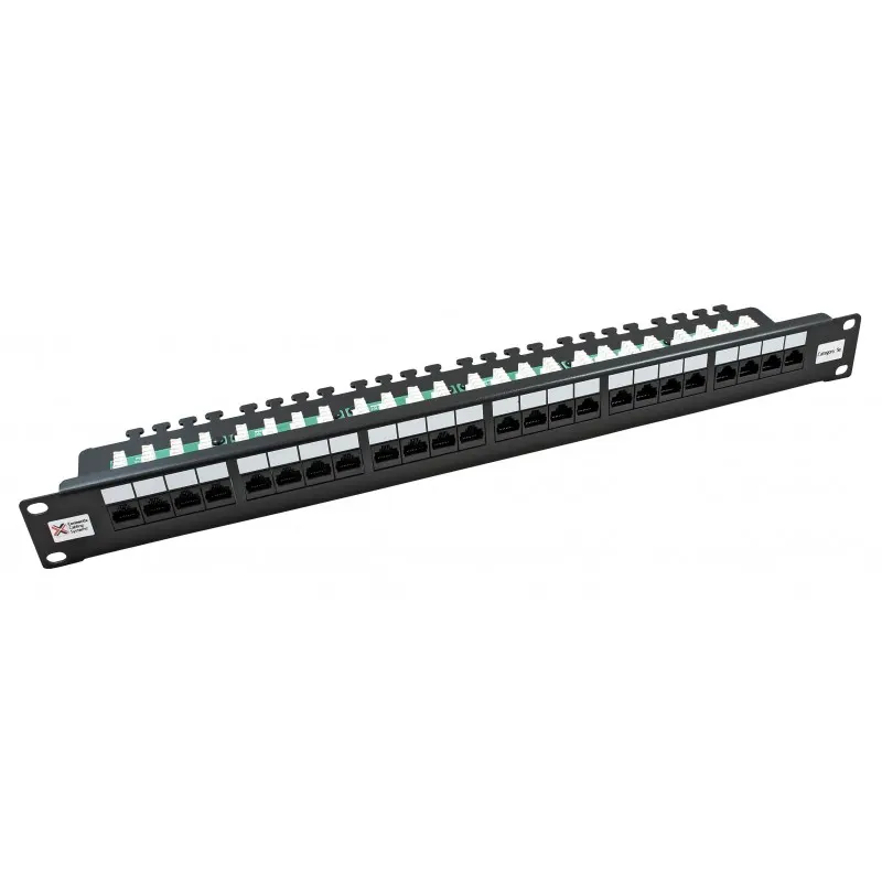 Connectix Cat6 Elite 24w UTP Patch Panel Black P/No 009-001-009-07