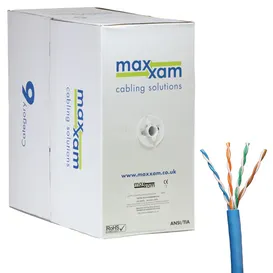 CAT6 BLUE UTP SOLID