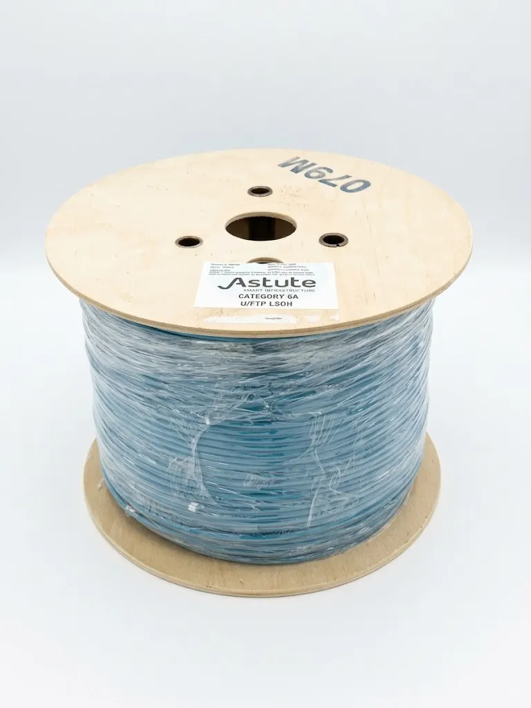 Cat 6A U/FTP LSZH Cable 23awg Solid Eca class