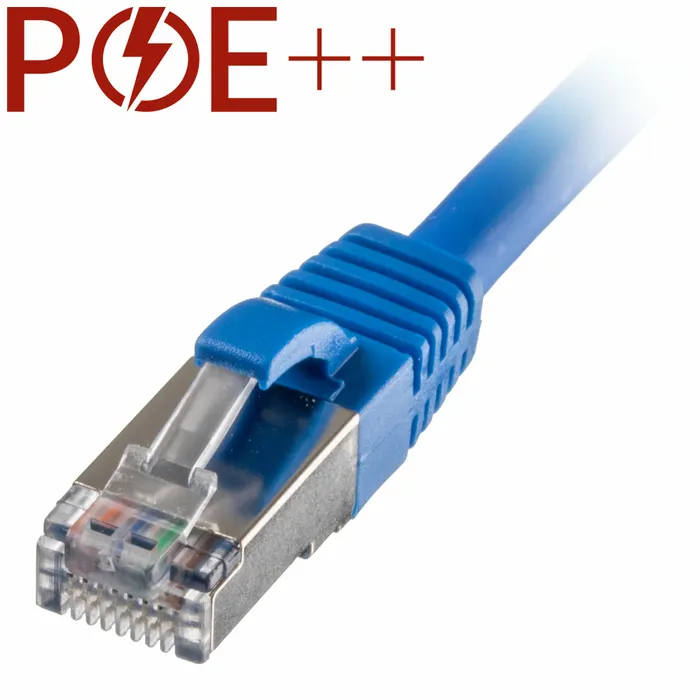 Cat6a Pre Assembled Snagless Booted 10GBase-T 26AWG 600MHz - BLUE