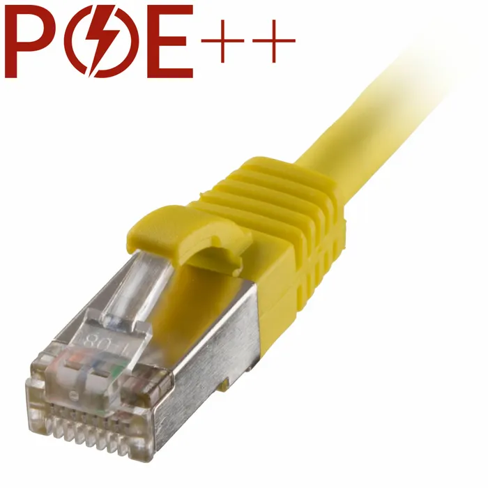 Cat6a Pre Assembled Snagless Booted 10GBase-T 26AWG 600MHz - YELLOW