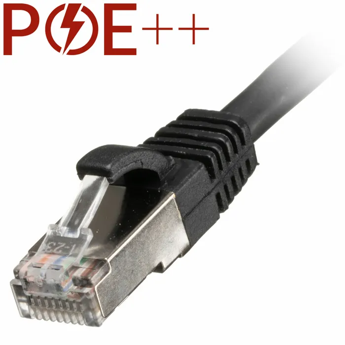 Cat6a Pre Assembled Snagless Booted LSZH 10GBase-T 26AWG 600MHz - BLACK