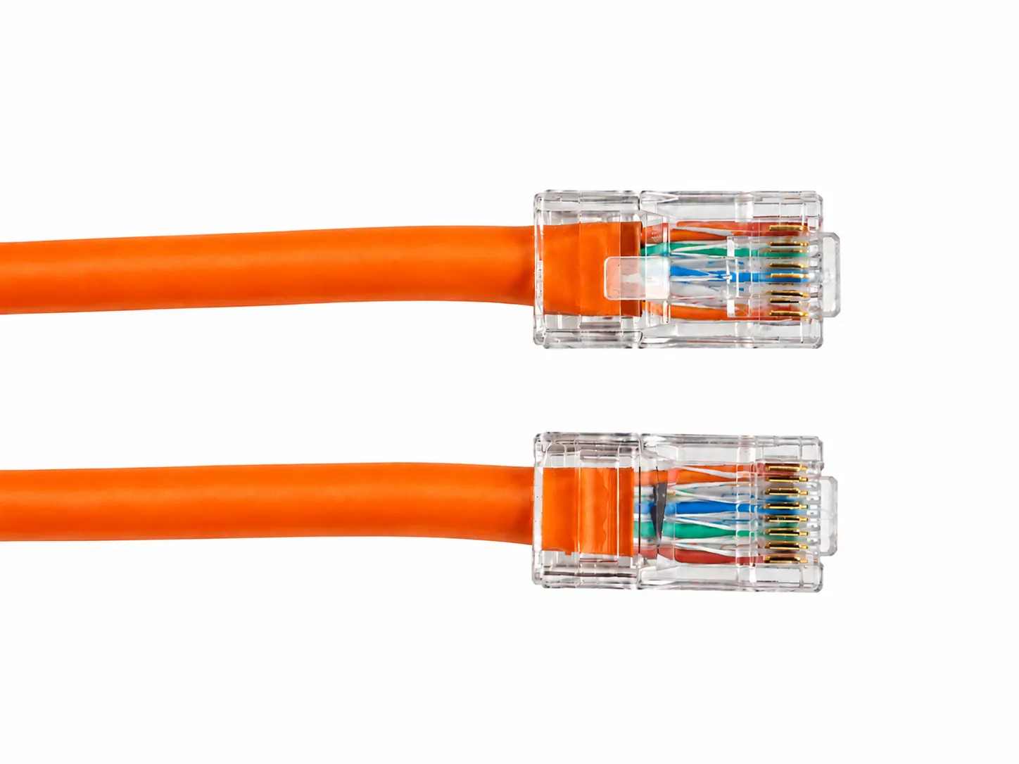 UNBOOTED ORANGE CAT5E