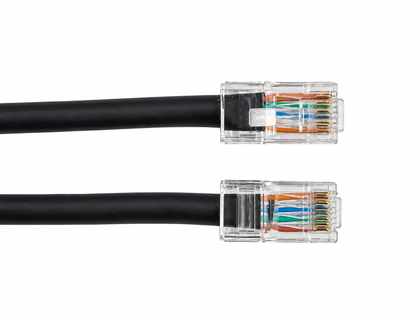 UNBOOTED BLACK CAT5E