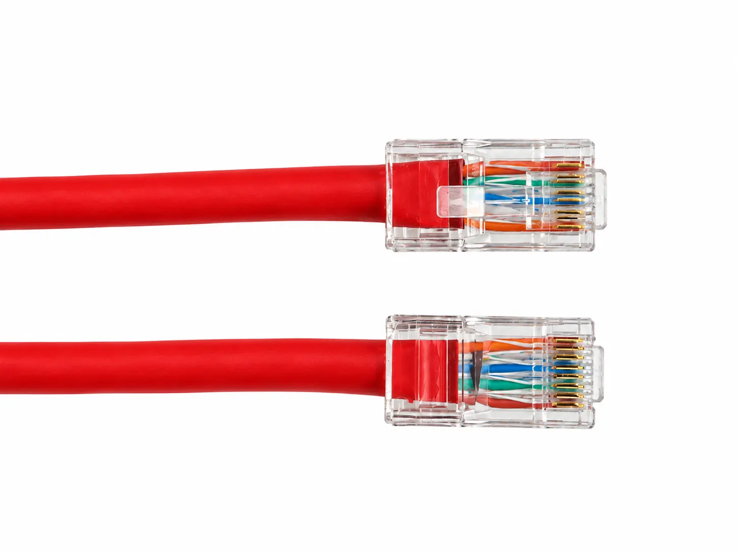 UNBOOTED RED CAT5E