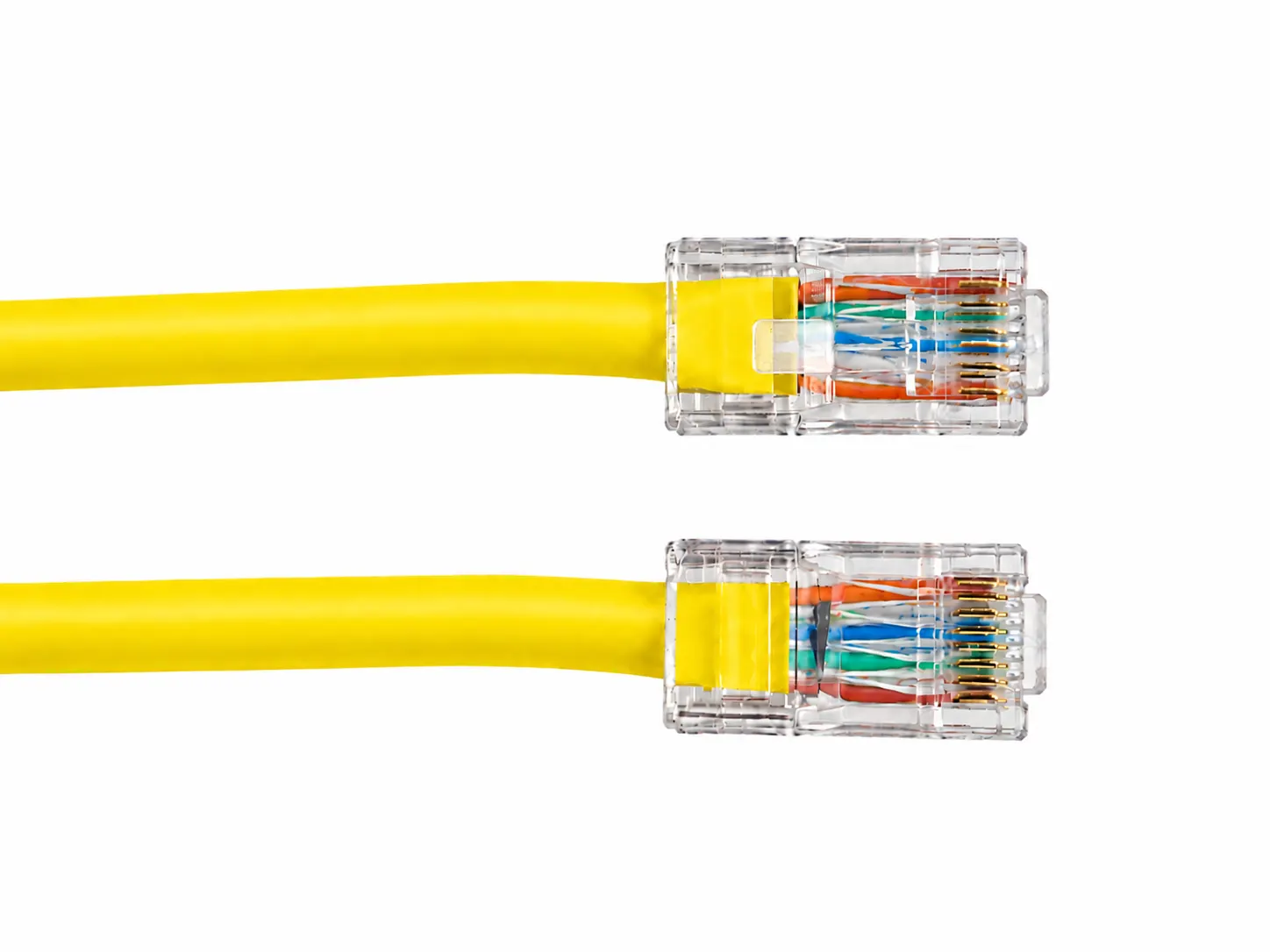 UNBOOTED YELLOW CAT5E