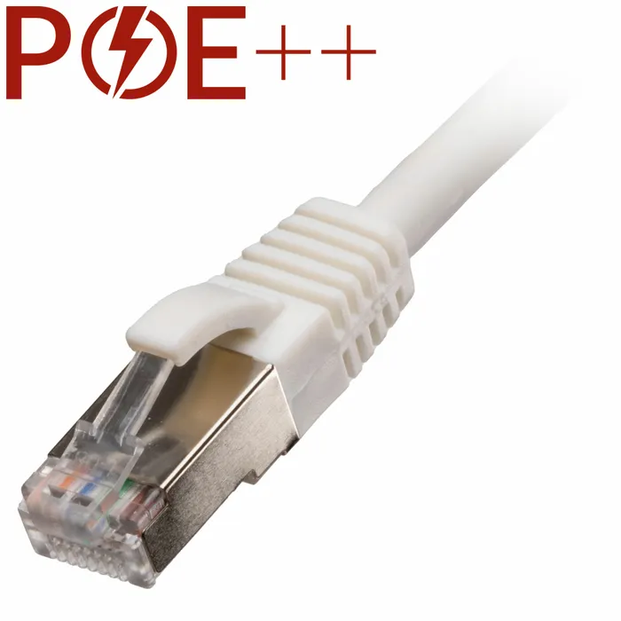 Cat6a Pre Assembled Snagless Booted 10GBase-T 26AWG 600MHz - WHITE
