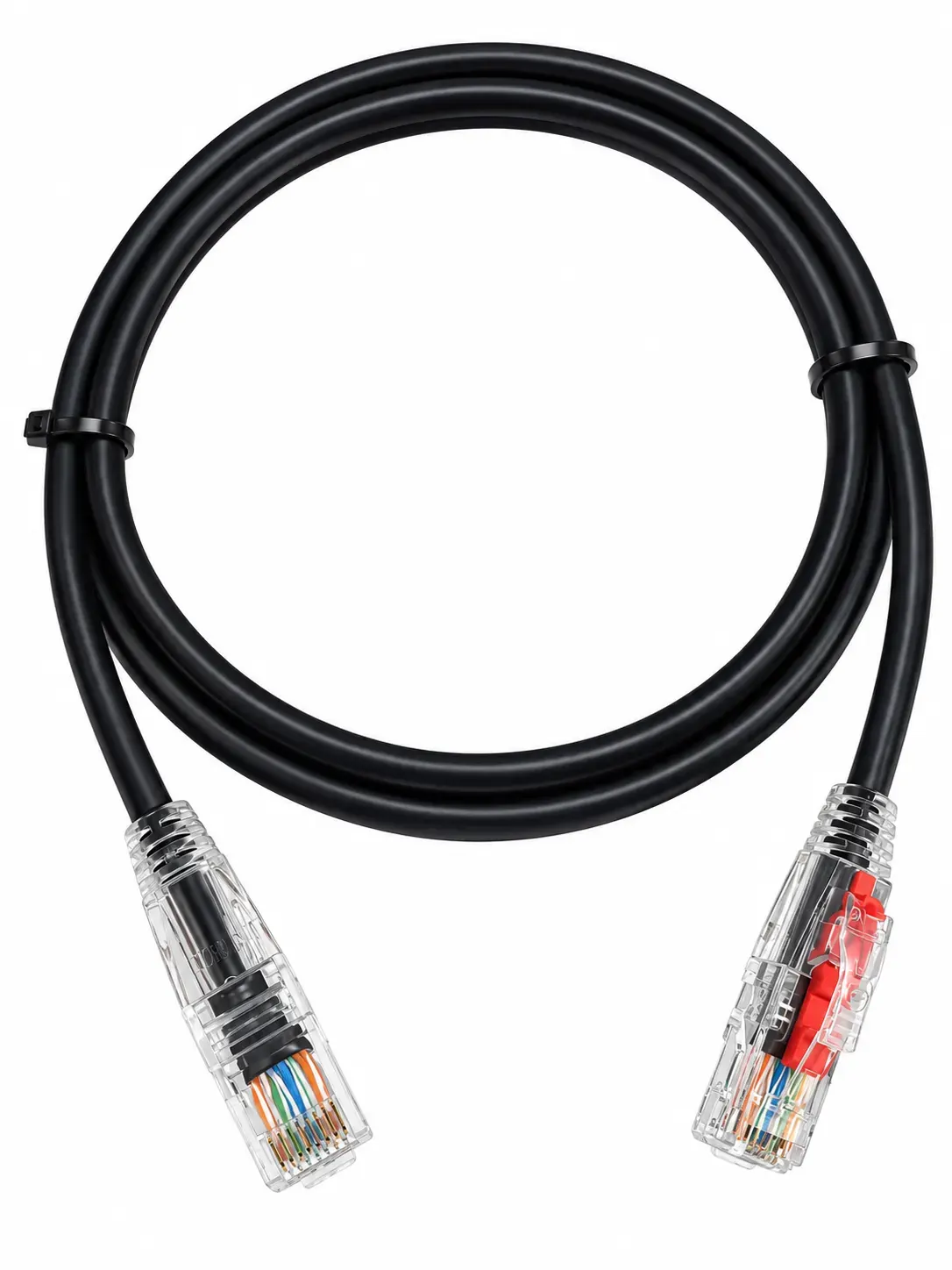 Cat5e UTP LSZH DataLok secure lock patch lead