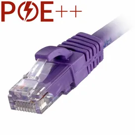 Cat6 RJ45 Violet U/UTP LSOH 24AWG Snagless Booted Patch Lead