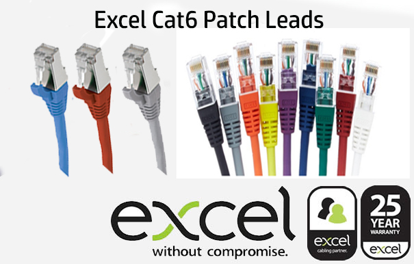 EXCEL Cat6 Patch Leads