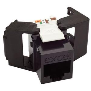 Excel Cat 6 Low Profile Unscreened Keystone Jack - Toolless