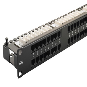 Excel Cat 6 Unscreened Right Angle Patch Panels