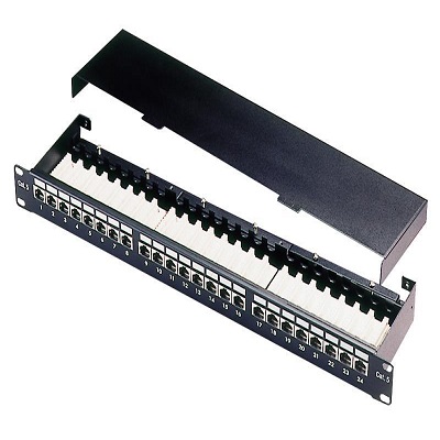 Excel Cat 5e Screened Right Angle RJ45 Patch Panels