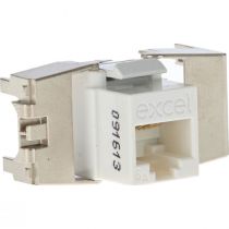 Excel Cat 6A Low Profile Unscreened Keystone Jack - Toolless