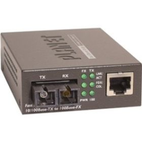 Planet 10/100TX RJ45 - 100FX SC Media Converter (FT-802UK)