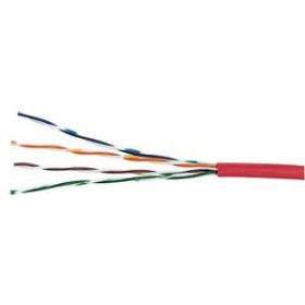 Cat5e Solid U/UTP LSZH Cable 305m RED