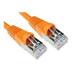 Cat6a Pre Assembled Snagless Booted 10GBase-T 26AWG 600MHz - ORANGE