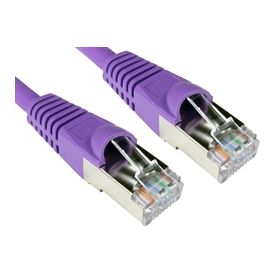 Cat6a Pre Assembled Snagless Booted 10GBase-T 26AWG 600MHz - VIOLET