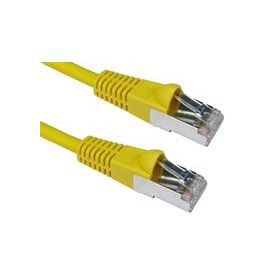 Cat6a Pre Assembled Snagless Booted 10GBase-T 26AWG 600MHz - YELLOW