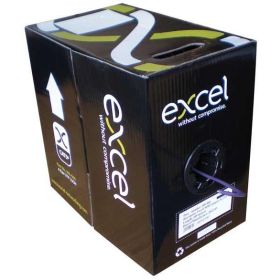 Excel Cat5e U/UTP Eca PVC cable GREY - 305mt or 500mt