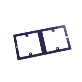 Double gang plate for 3 compartment box