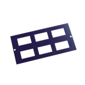 6 way data plate 6c for 3 compartment box