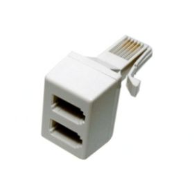 UK Male - 2 x UK Female Splitter