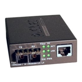 Planet 10/100/1000 Base-T to 1000 Base-LX SC Singlemode (GT-802SUK)