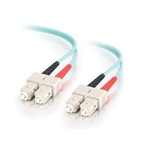 200 qty - 2mt SC-SC 50/125 BLUE duplex fibre leads