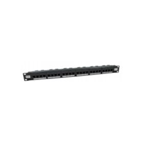 Connectix Cat6 Elite 24w UTP Patch Panel Black P/No 009-001-009-07