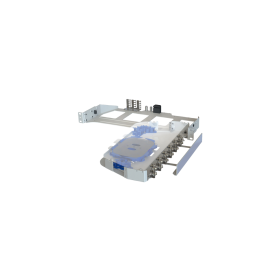 P07 1U Pivot Patch Panel - 24 Position SC/LC Up To 48 Fibers