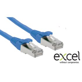Excel 0.5mt Cat5e U/UTP Blade Boot LSOH BLUE-pk10 (BB0.5MPLBU)