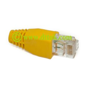 loop back RJ45 for Ethernet Yellow
